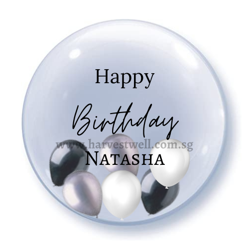Personalized Happy Birthday Bubble Balloon